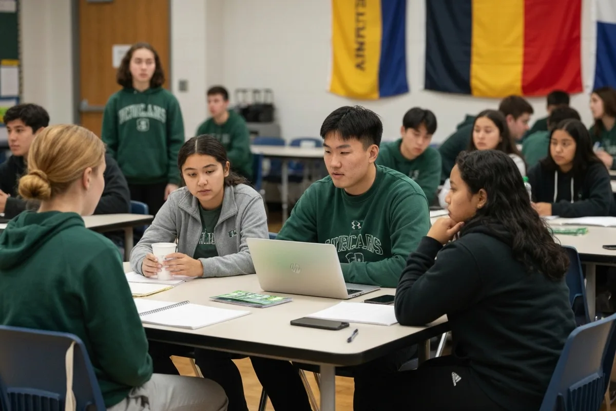 Debate Team - Summer Institute Practice 3 at Aerie Peak High School.