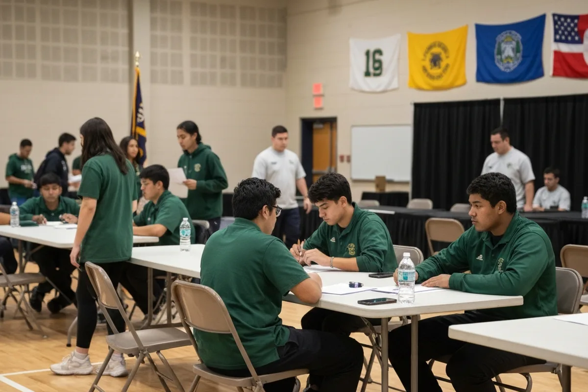 Math Team - Competition 4 at Aerie Peak High School.