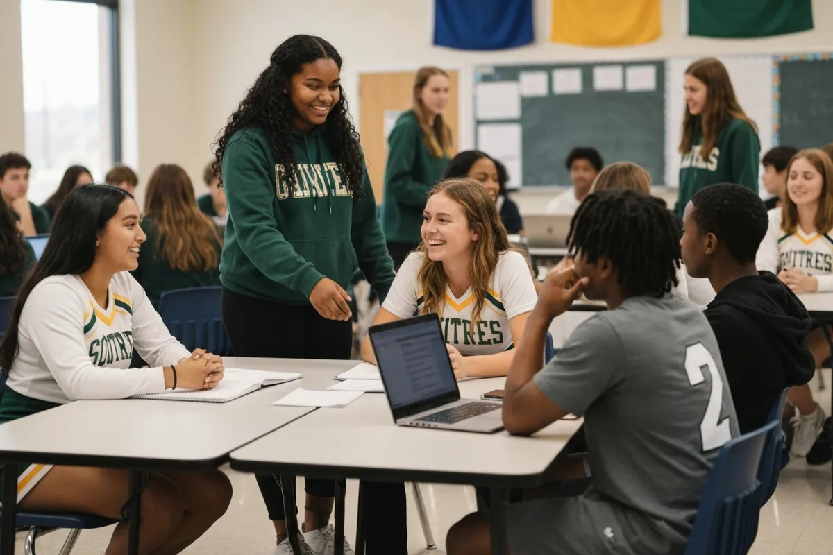 Cheerleading - Meeting 6 at Aerie Peak High School.