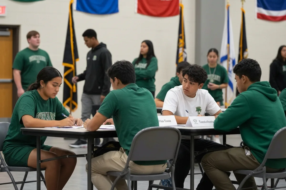 Math Team - Competition 7 at Aerie Peak High School.
