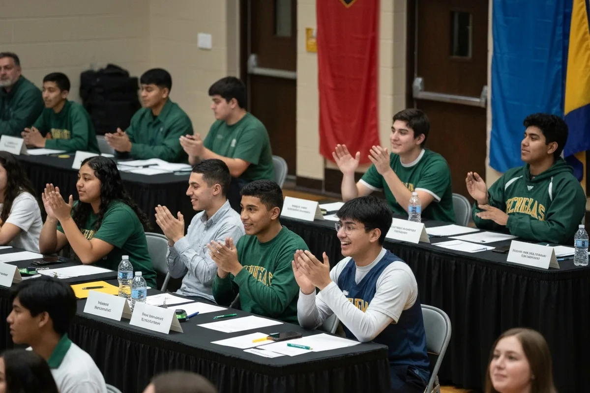 Math Team - Competition 7 at Aerie Peak High School.