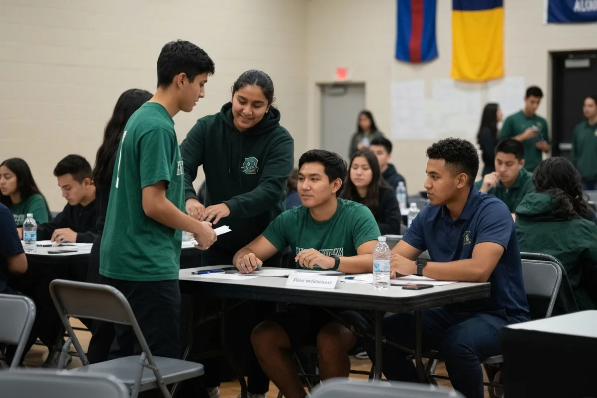 Math Team - Competition 7 at Aerie Peak High School.