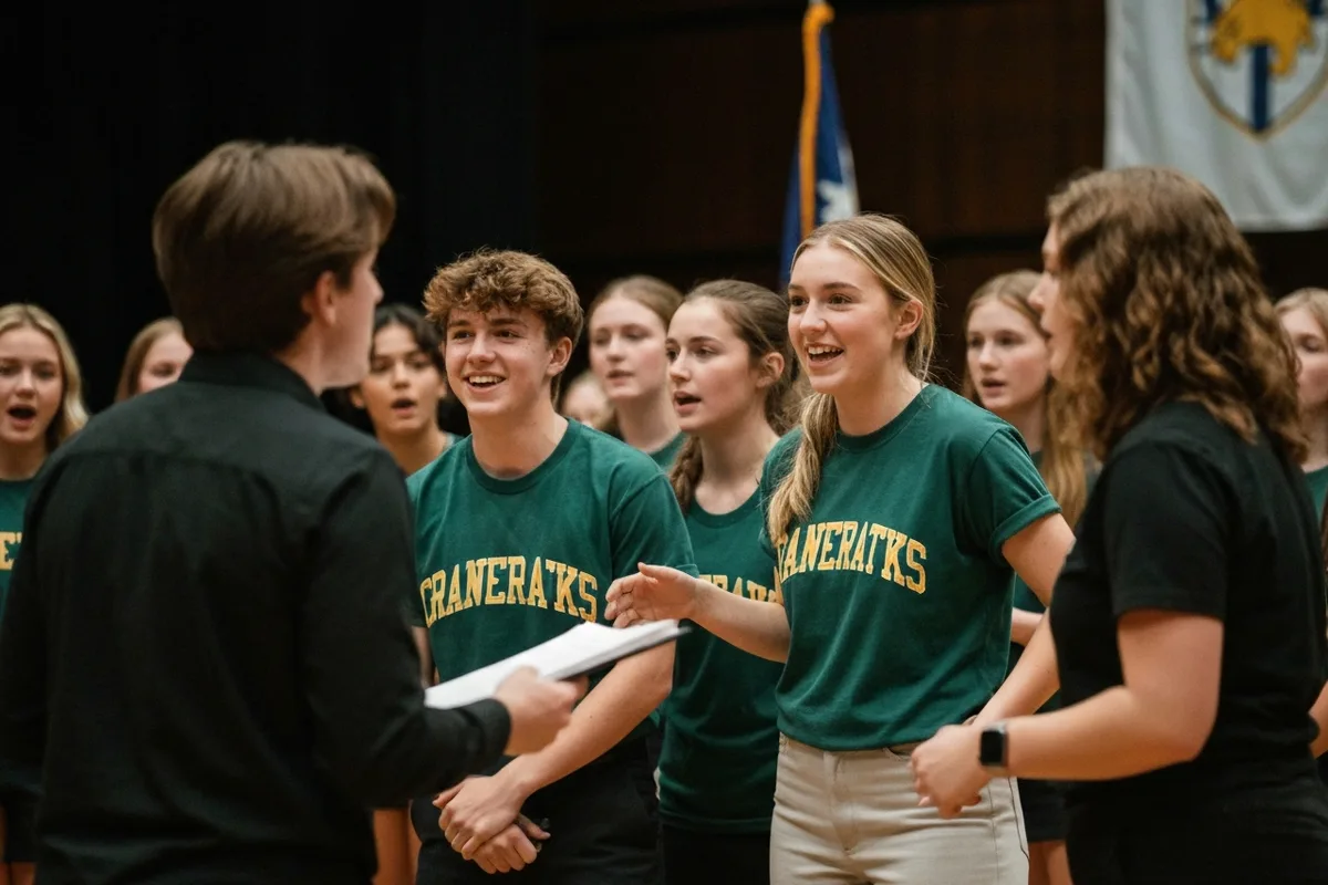 Choir - Summer Vocal Workshop 1 at Aerie Peak High School.