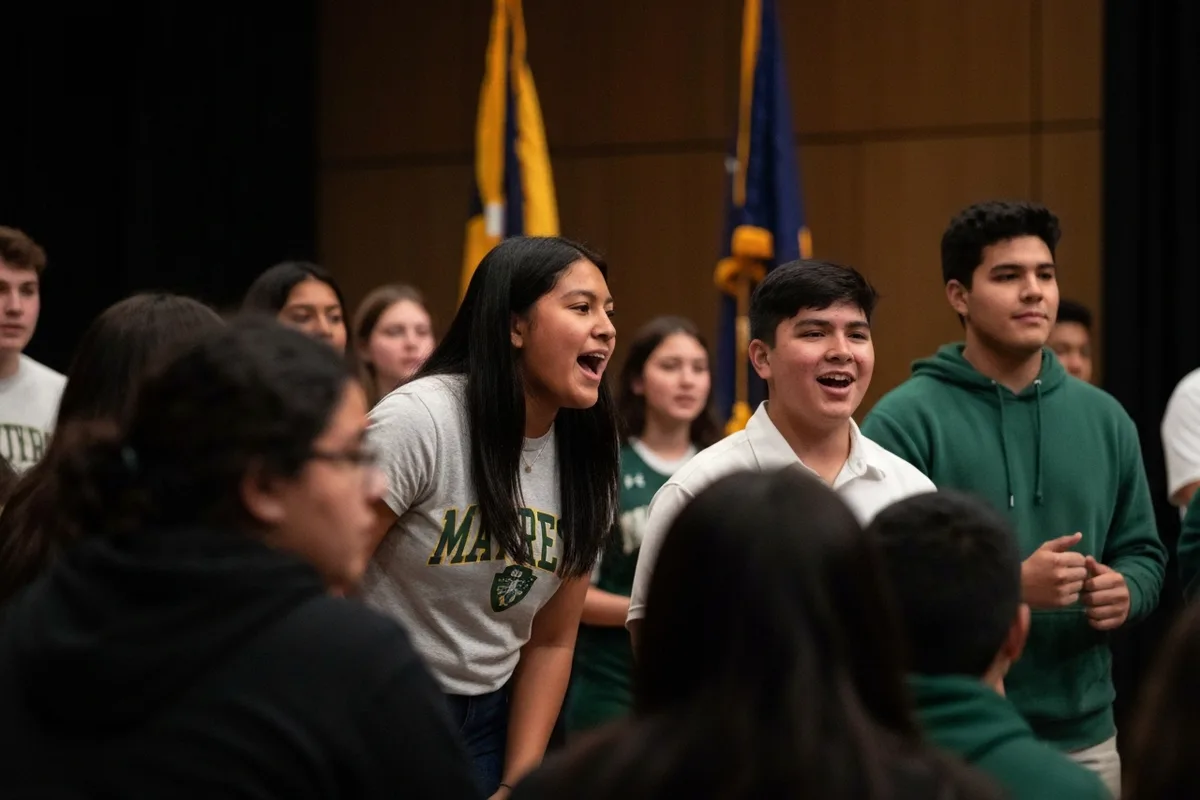 Math Team - Performance 5 at Aerie Peak High School.