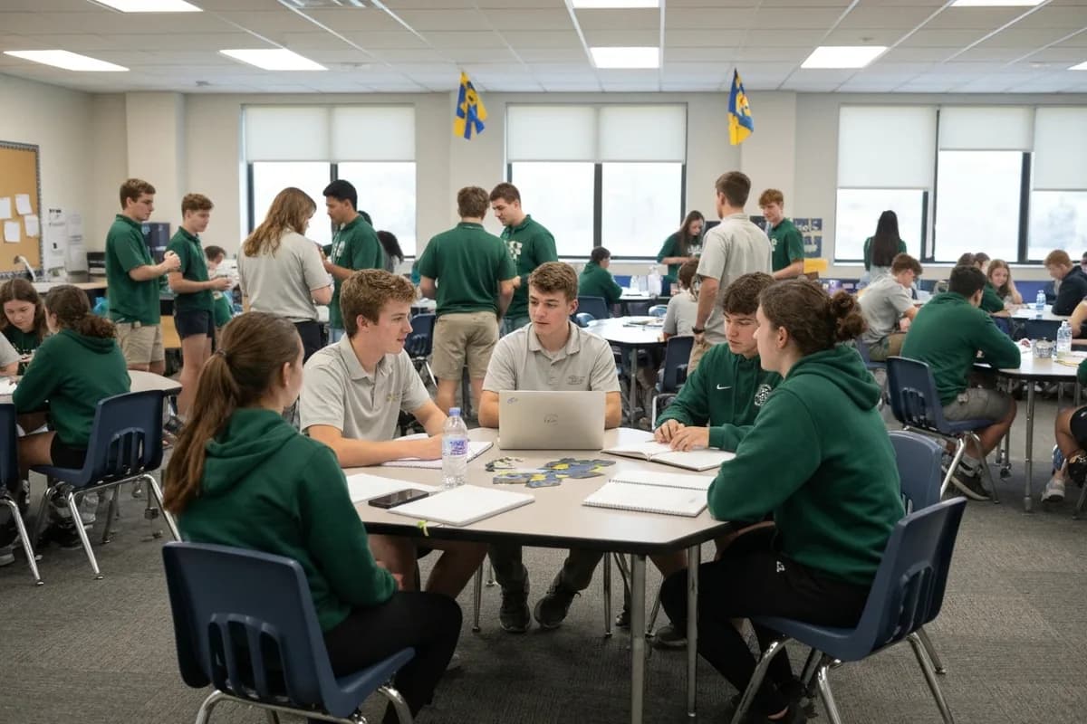 Student Council - Meeting 6 at Aerie Peak High School.
