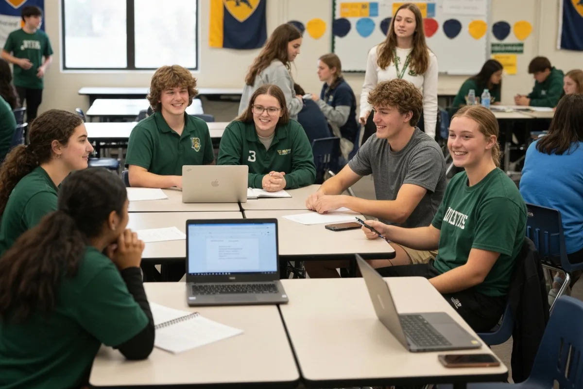 Student Council - Meeting 6 at Aerie Peak High School.