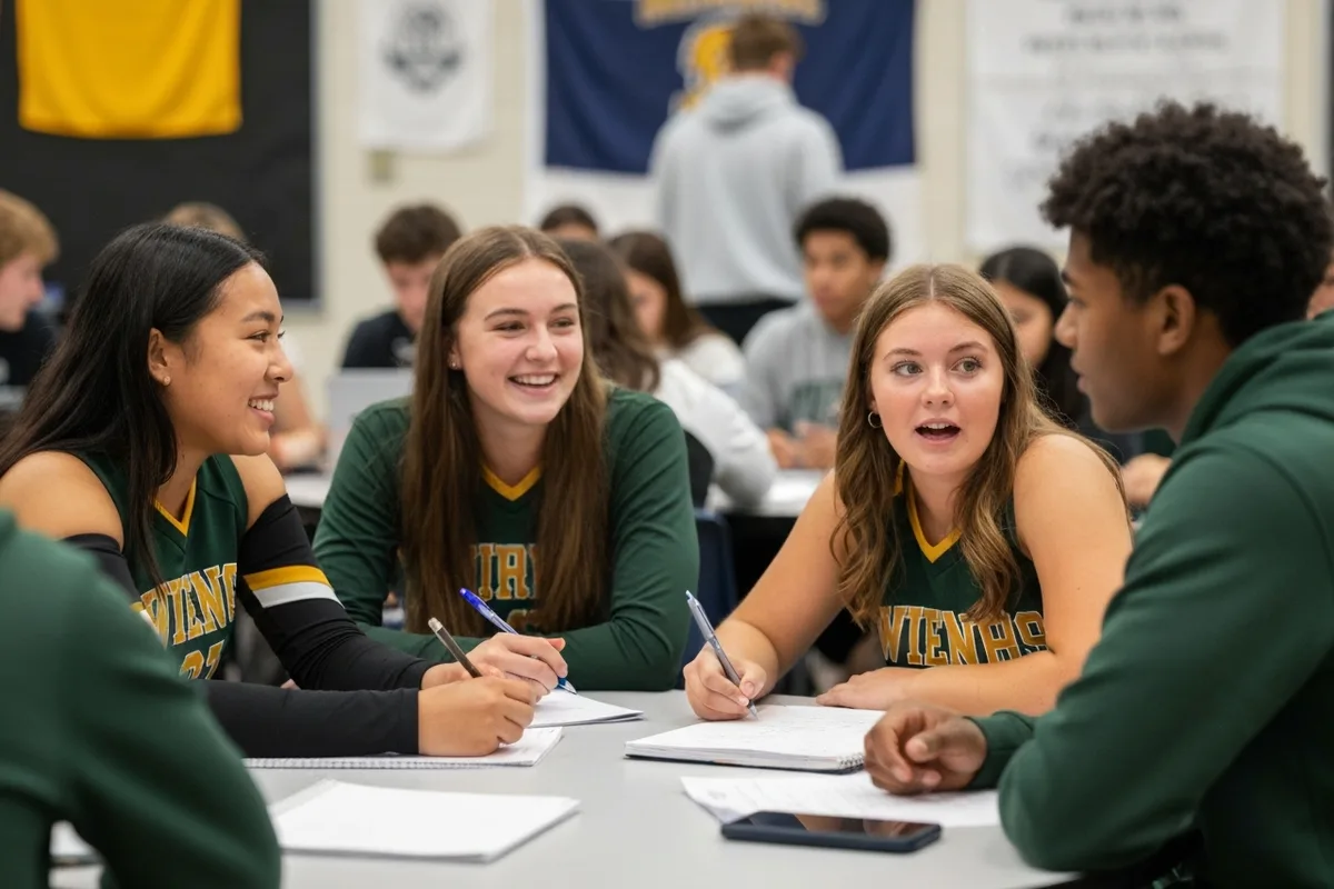 Cheerleading - Meeting 1 at Aerie Peak High School.