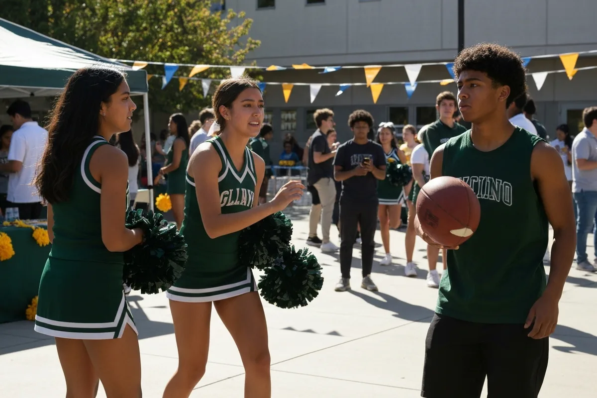 Cheerleading - Other 3 at Aerie Peak High School.