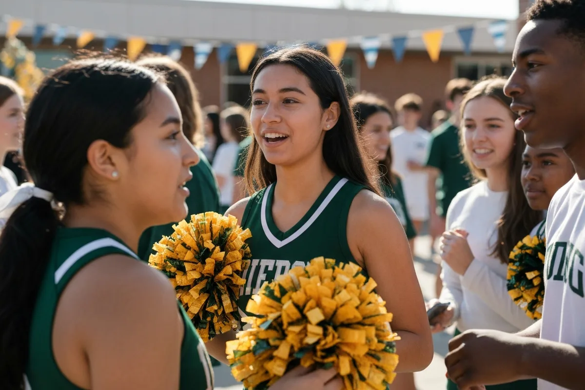Cheerleading - Other 3 at Aerie Peak High School.