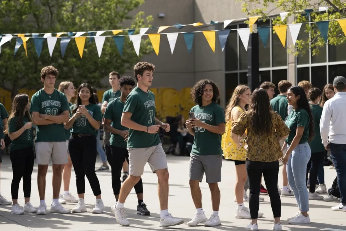 Grad Night Celebration at Aerie Peak High School.
