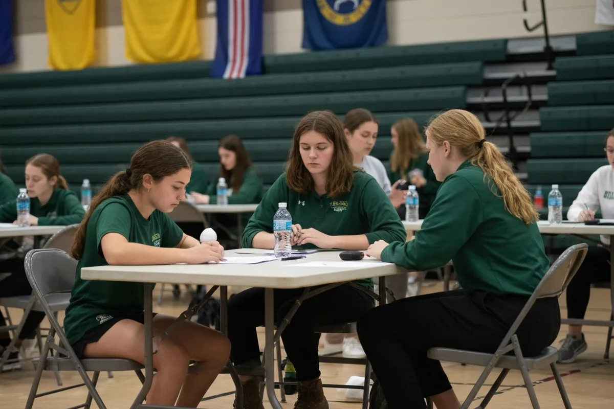 Robotics Club - Competition 4 at Aerie Peak High School.