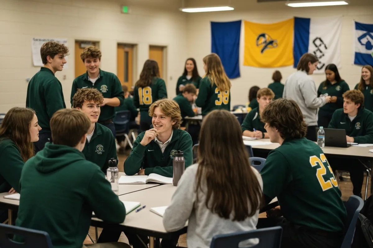 Spring Sports Parent Night at Aerie Peak High School.
