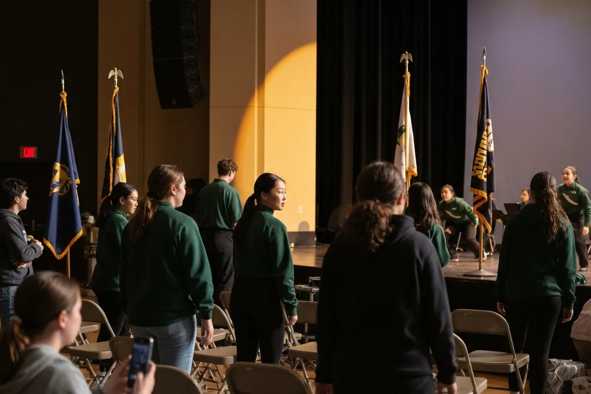 Marching Band - Performance 11 at Aerie Peak High School.
