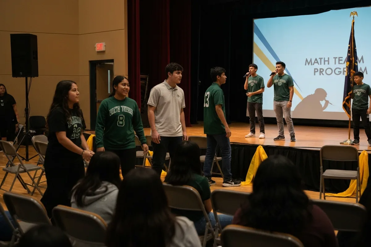 Math Team - Performance 2 at Aerie Peak High School.
