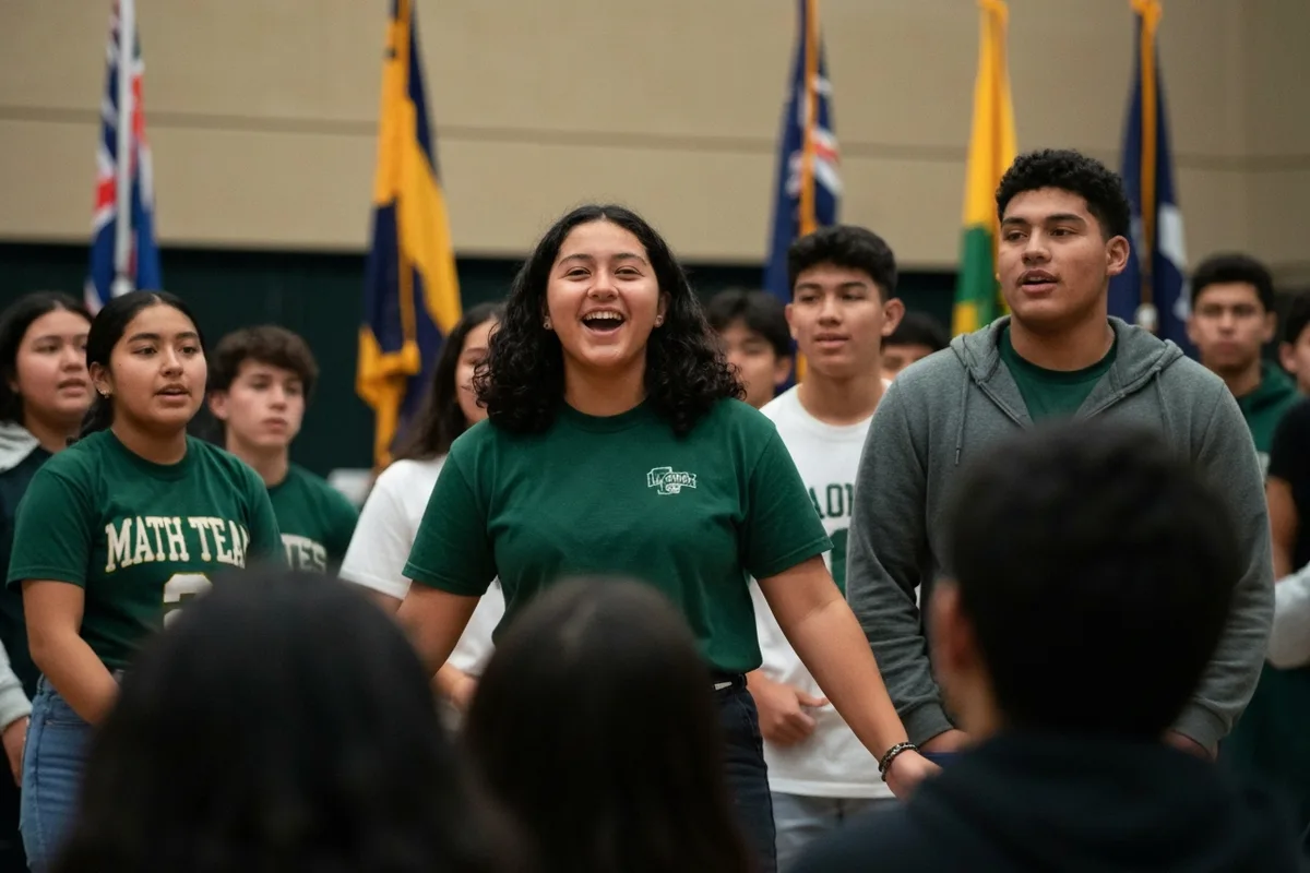 Math Team - Performance 2 at Aerie Peak High School.