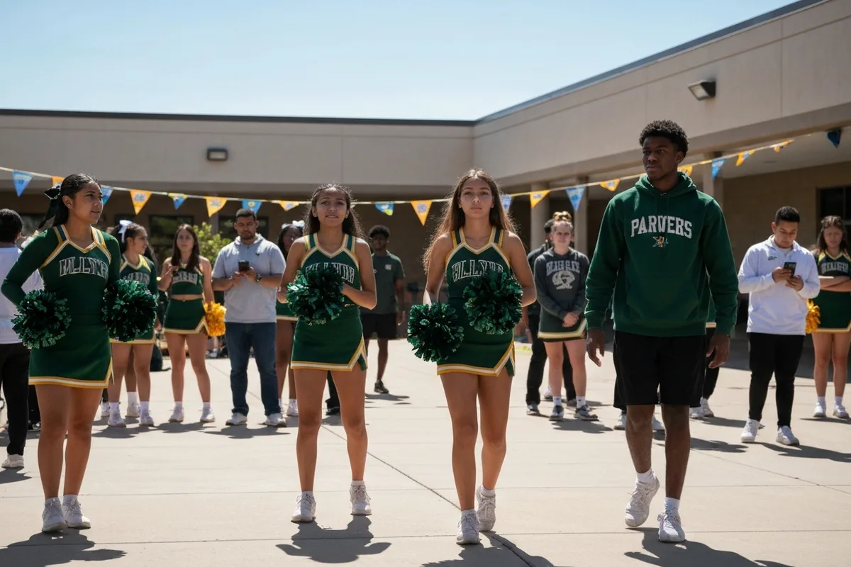 Cheerleading - Other 5 at Aerie Peak High School.