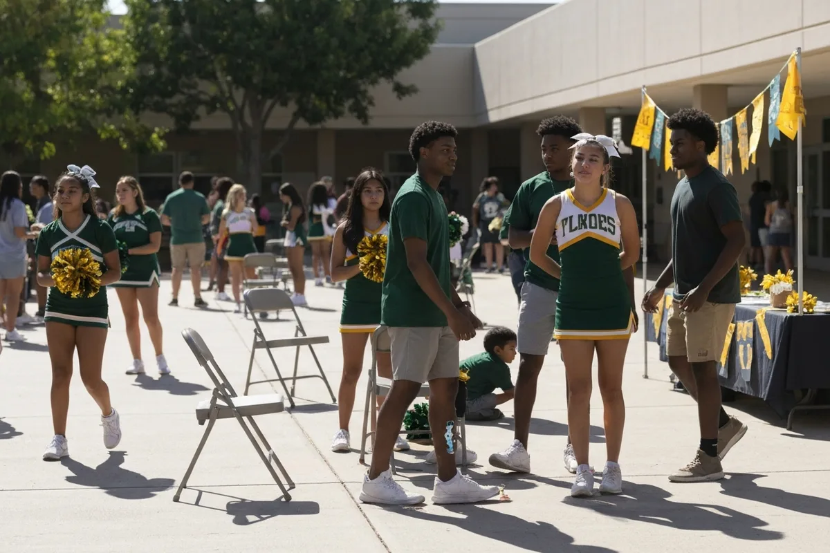 Cheerleading - Other 8 at Aerie Peak High School.