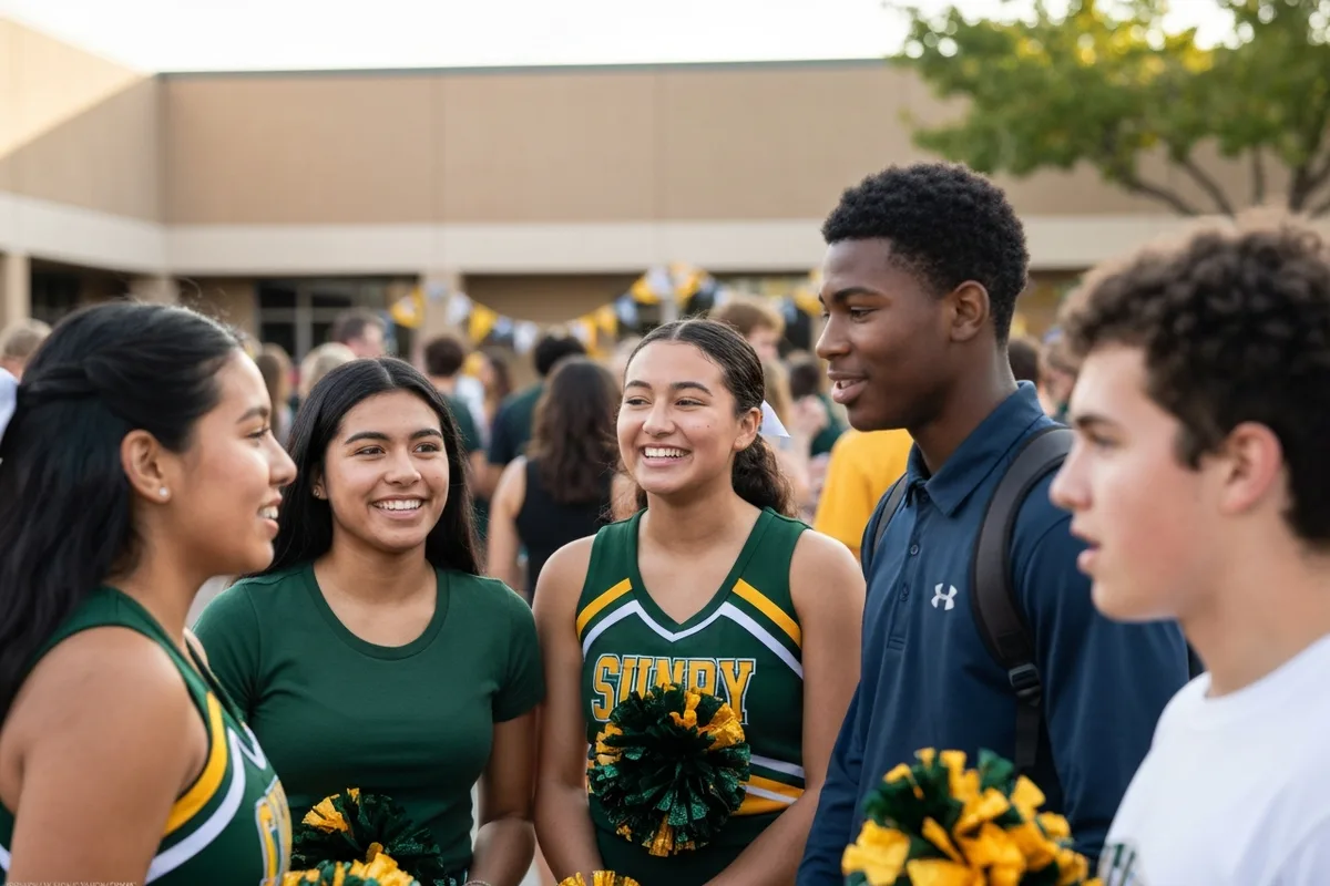 Cheerleading - Other 8 at Aerie Peak High School.