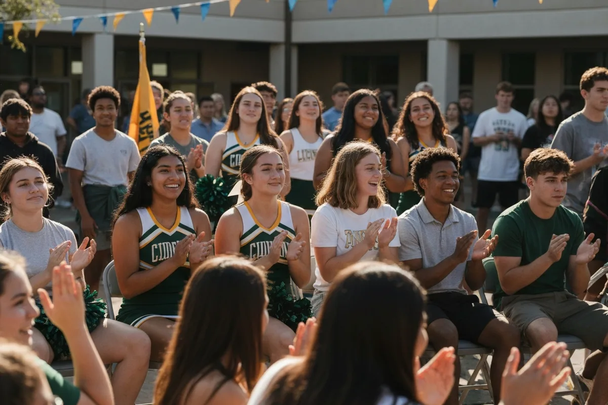 Cheerleading - Other 8 at Aerie Peak High School.