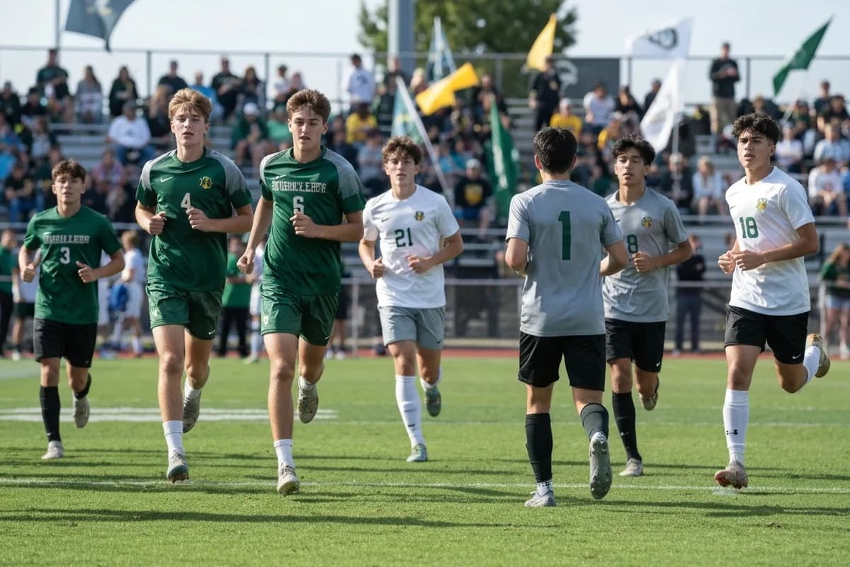 Varsity Boys Soccer vs Silver Creek High School Photos photo 1
