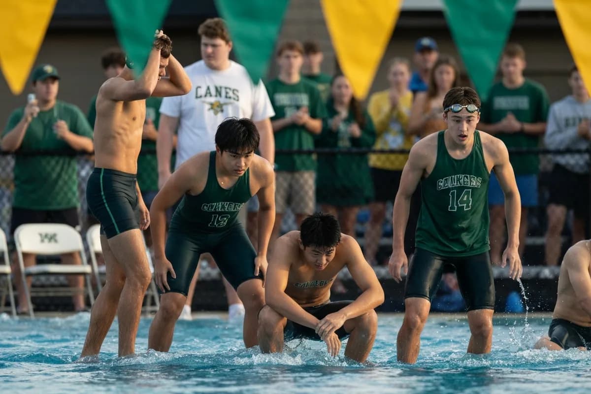 Varsity Boys Swimming vs Ridgeview High School Photos photo 5