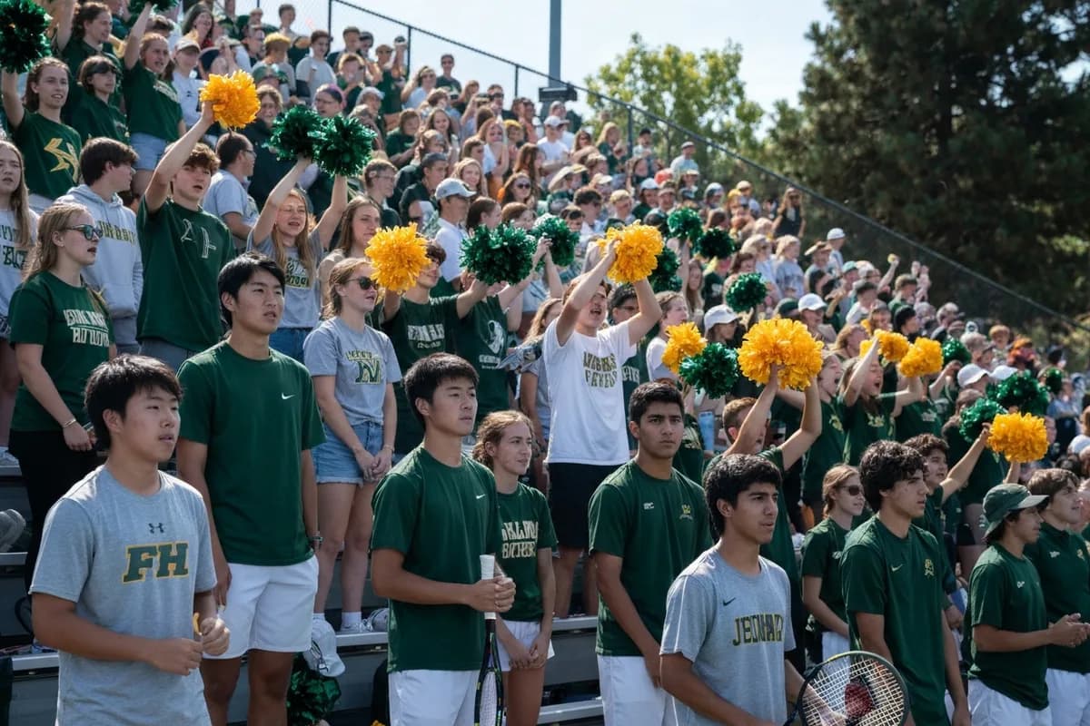 Varsity Boys Tennis vs Summit Valley High School Photos photo 4