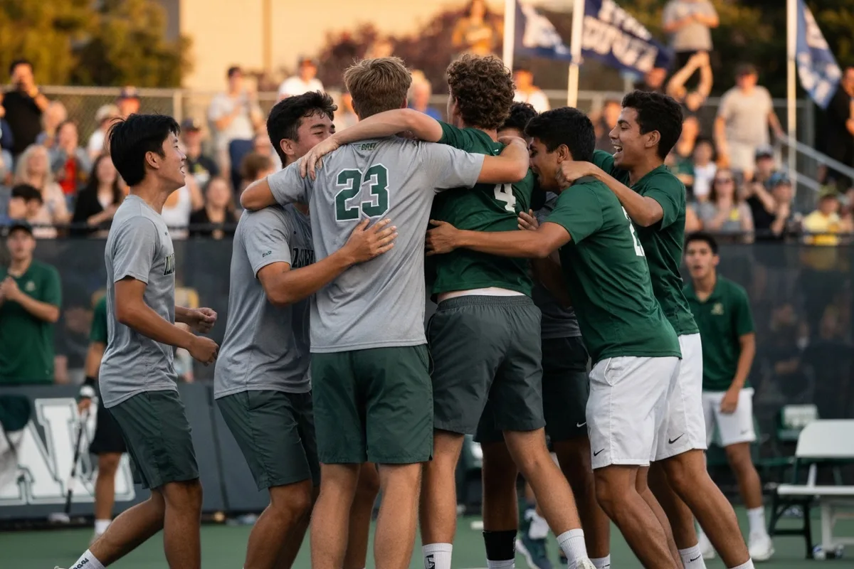 Varsity Boys Tennis vs Summit Valley High School Photos photo 5