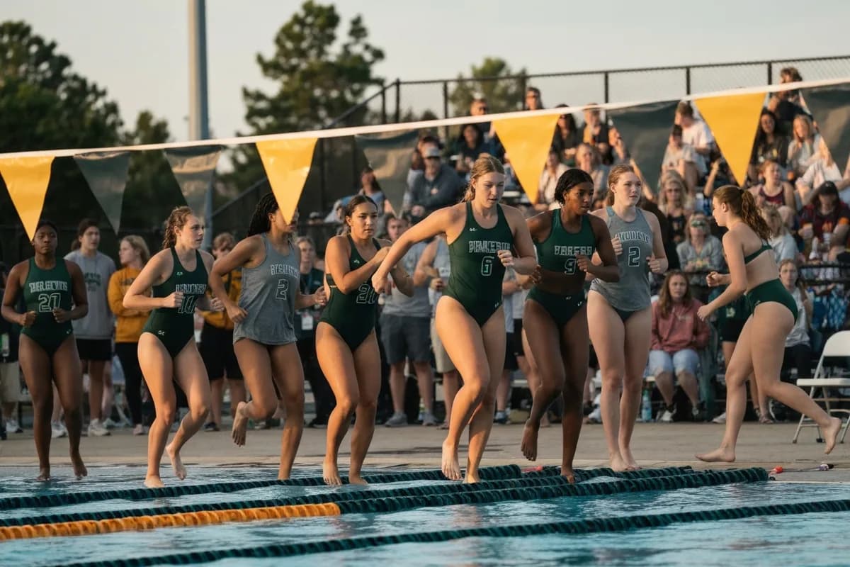 Varsity Girls Swimming vs Hawk Mountain Academy Photos photo 1
