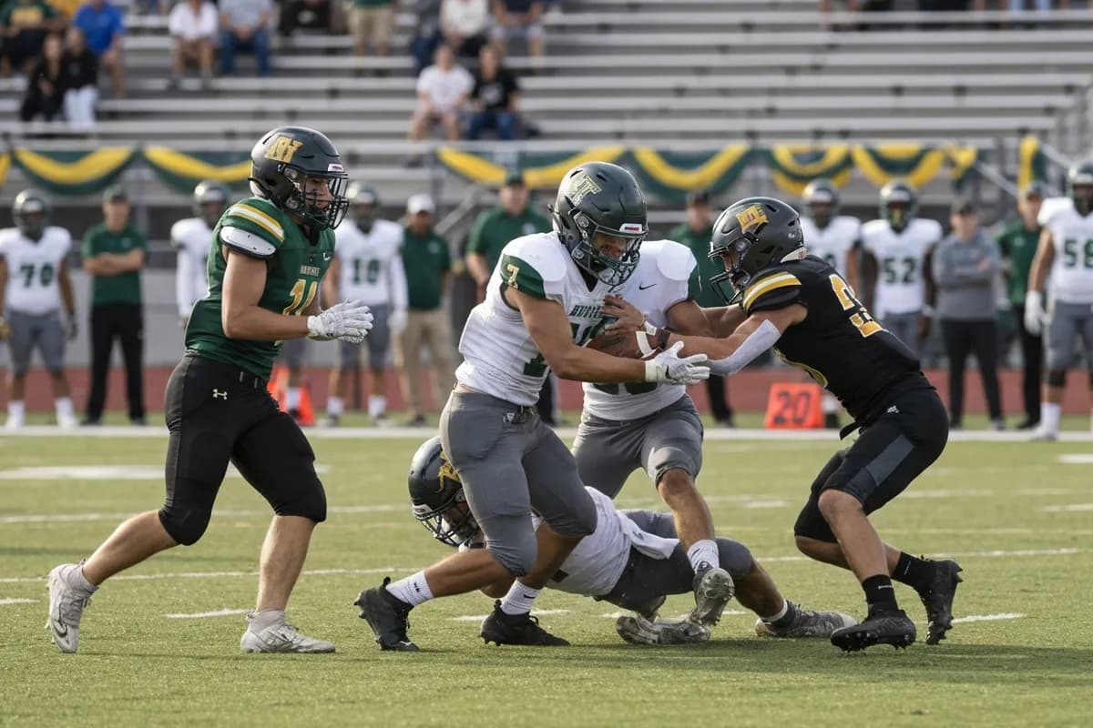 Varsity Boys Football vs Ironwood Preparatory Photos photo 2