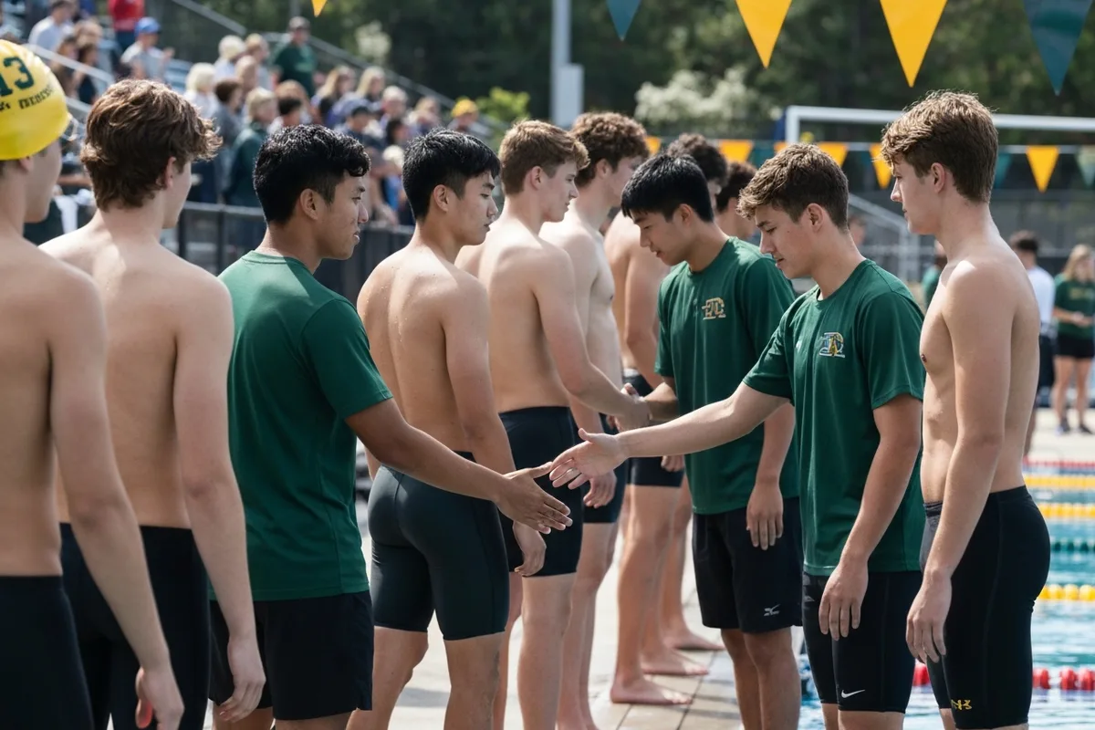 Varsity Boys Swimming vs Cedar Ridge Academy Photos photo 5