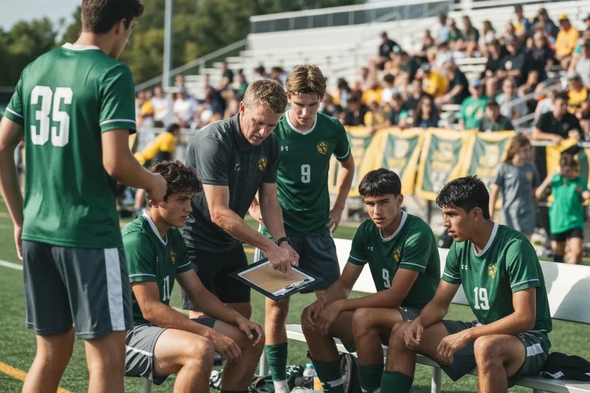 Varsity Boys Soccer vs River Oaks Academy Photos photo 3
