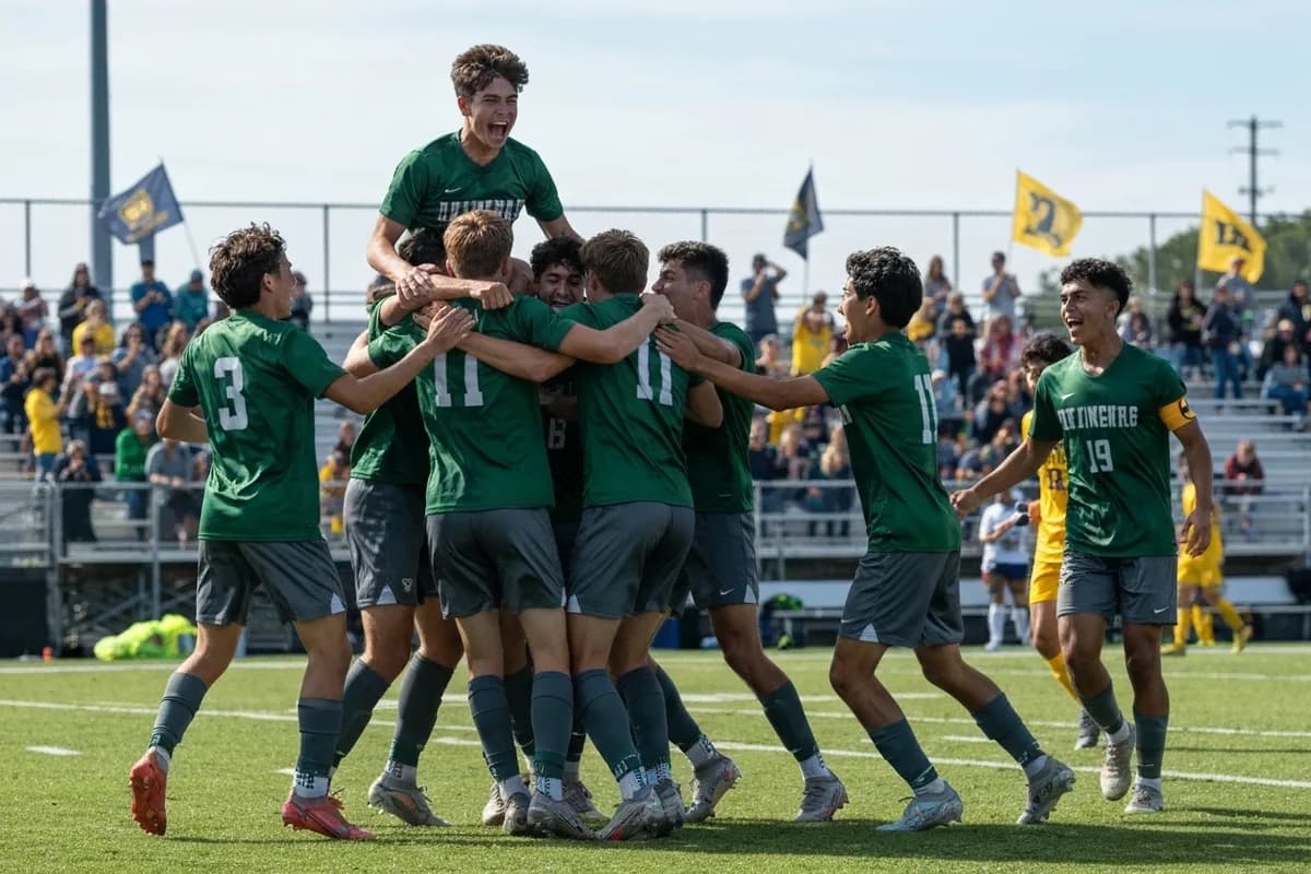 Varsity Boys Soccer vs River Oaks Academy Photos photo 5