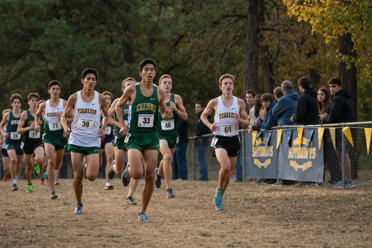 Junior Varsity Boys Cross Country vs Lone Star Preparatory.