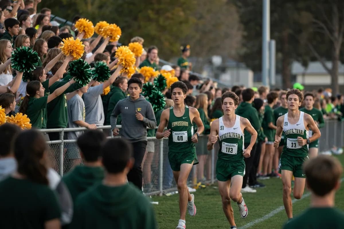 Varsity Boys Cross Country vs Ironwood Preparatory.