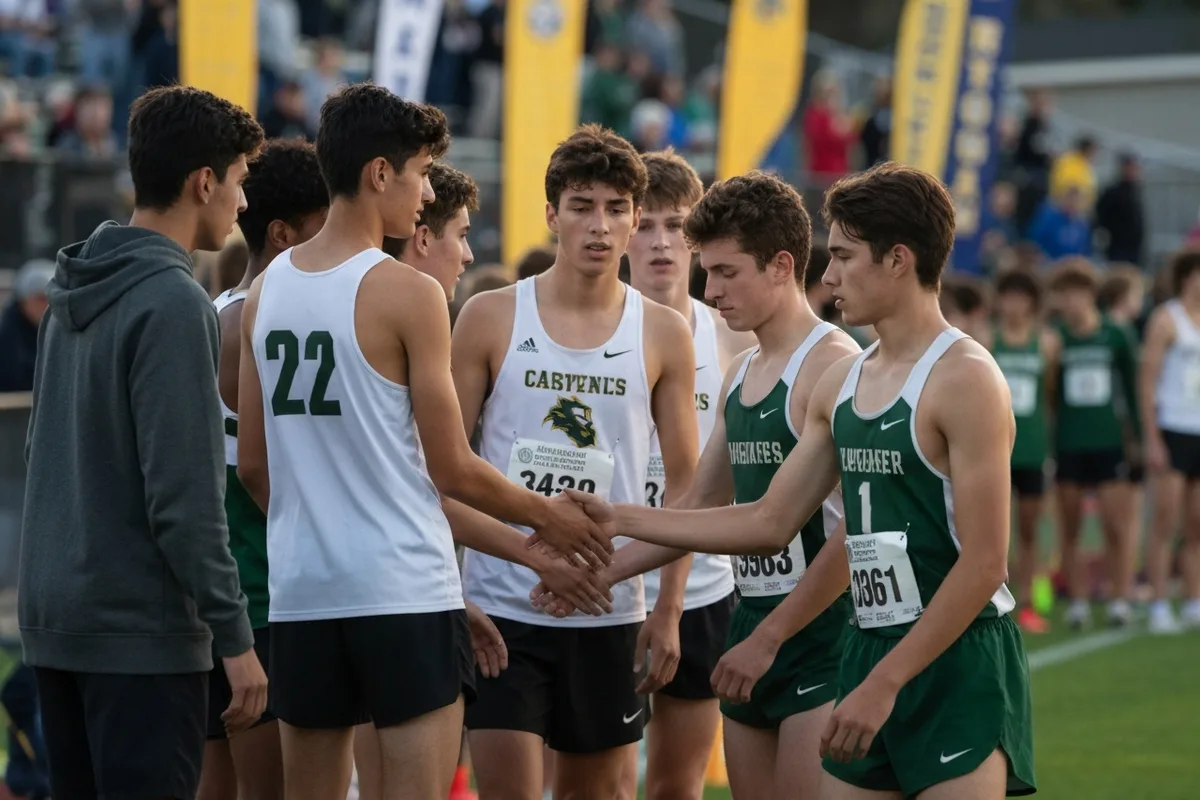 Varsity Boys Cross Country vs Ironwood Preparatory.