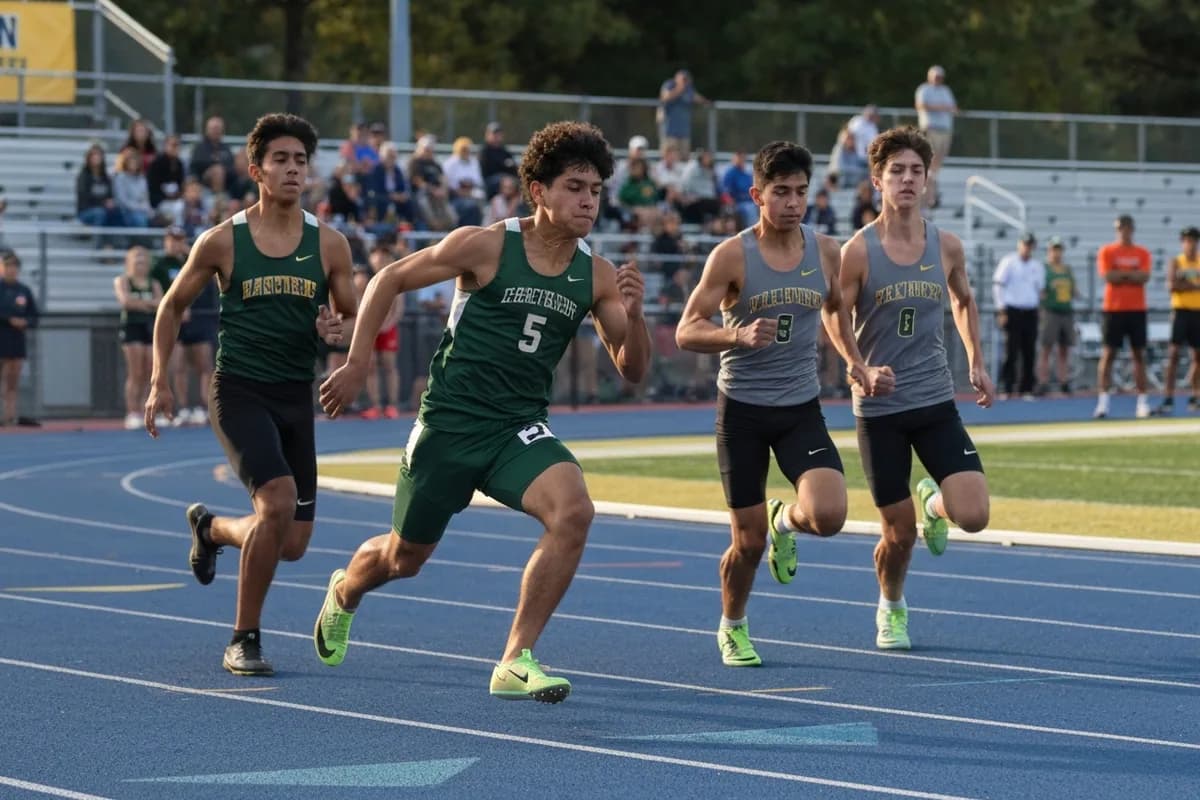 Varsity Boys Track & Field vs Ridgeview High School Photos photo 2