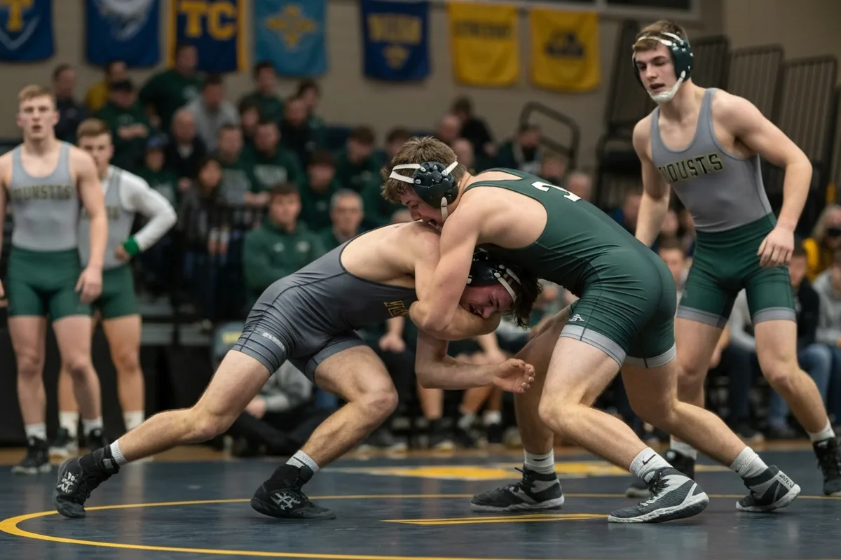 Varsity Boys Wrestling vs Silver Creek High School Photos photo 2