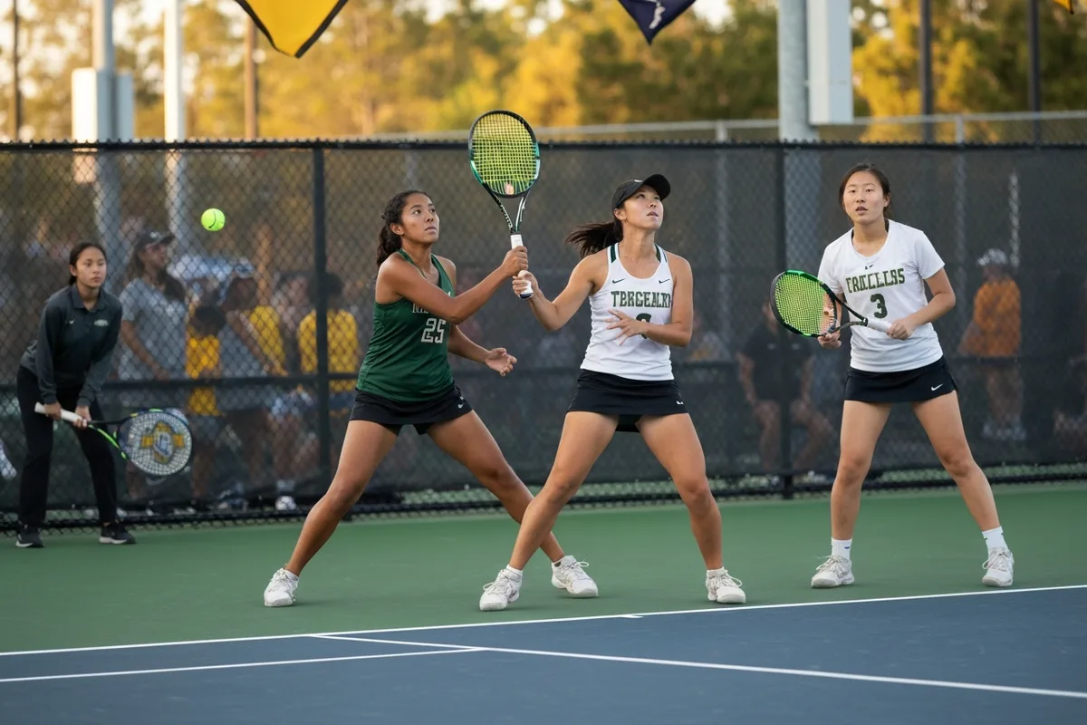 Varsity Girls Tennis vs Westlake High School Photos photo 2