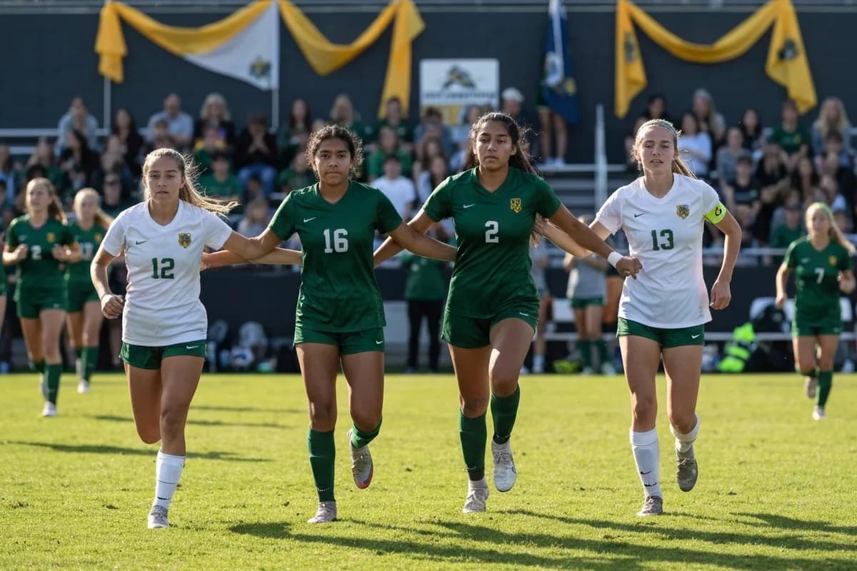 Varsity Girls Soccer vs Canyon View High School Photos photo 1