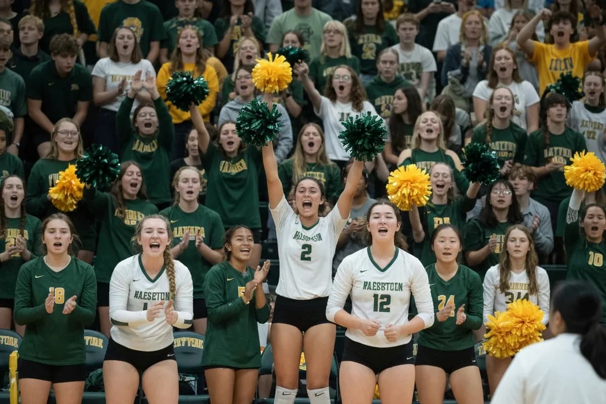 Varsity Girls Volleyball vs River Oaks Academy Photos photo 4