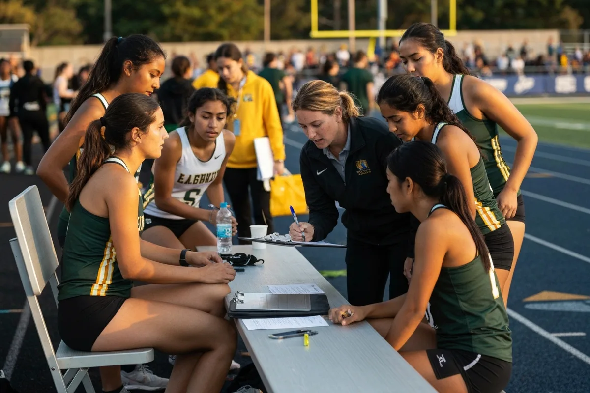 Varsity Girls Track & Field vs Hawk Mountain Academy.