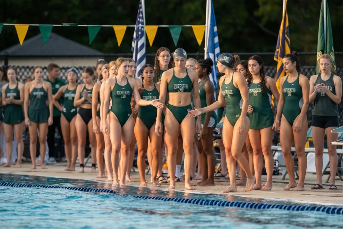 Varsity Girls Swimming vs Westlake High School.