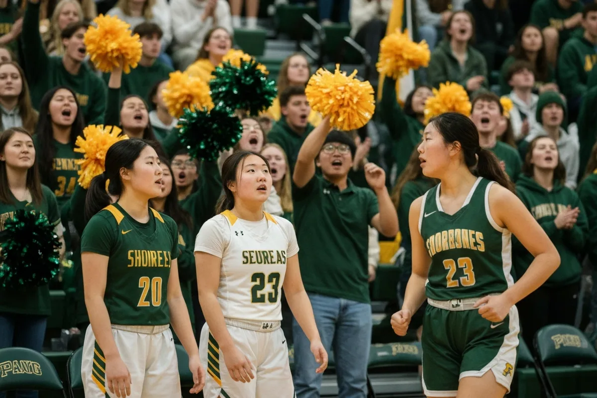 Junior Varsity Girls Basketball vs Lake Travis High School.