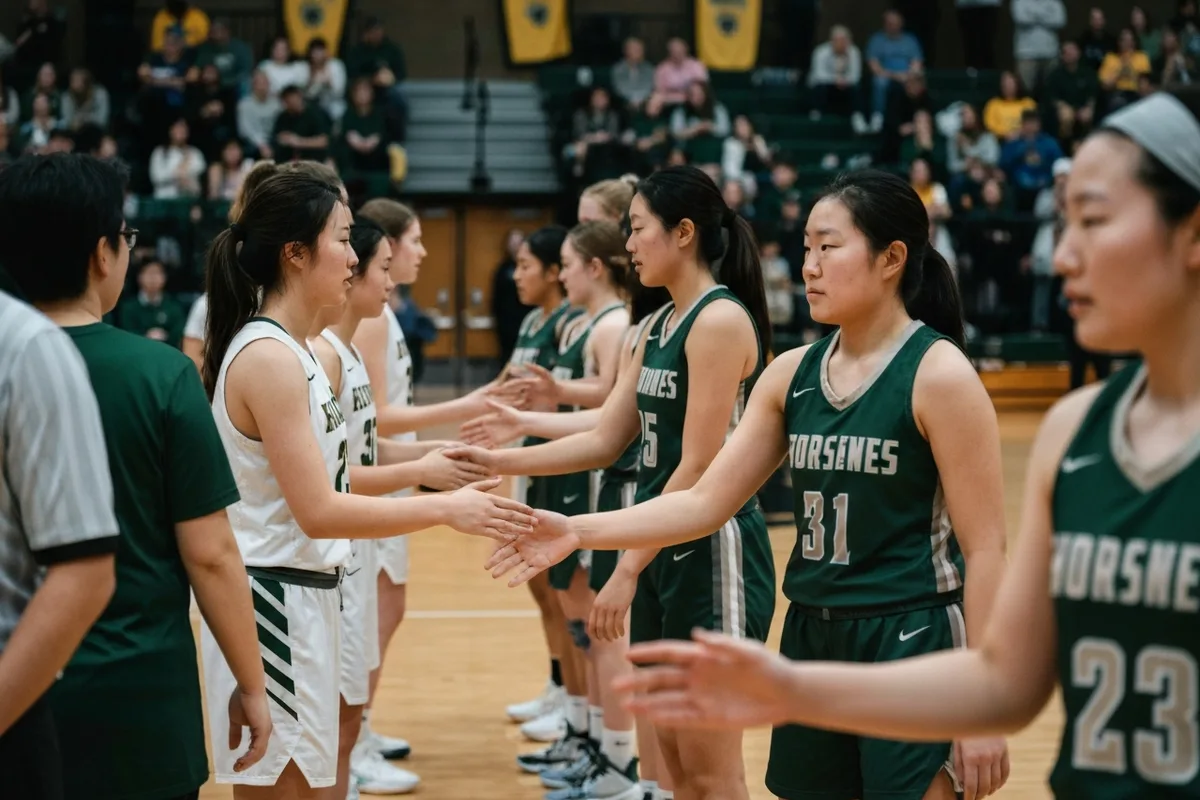 Junior Varsity Girls Basketball vs Lake Travis High School.