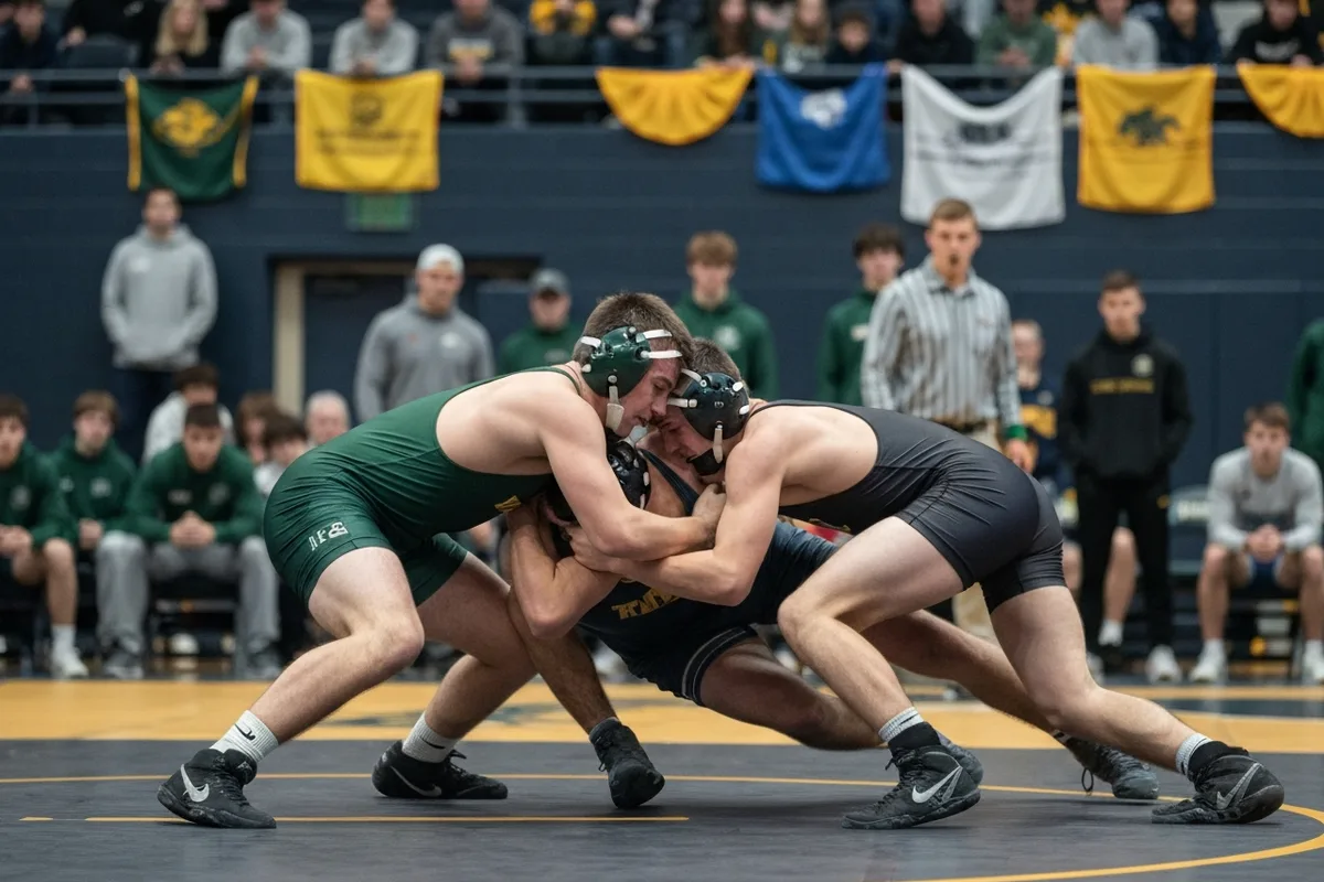 Junior Varsity Boys Wrestling vs Hawk Mountain Academy at Peregrine Field.