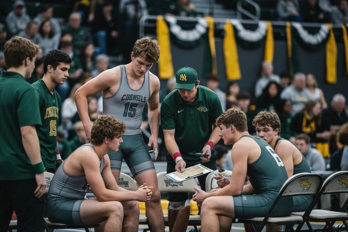Junior Varsity Boys Wrestling vs Hawk Mountain Academy at Peregrine Field.