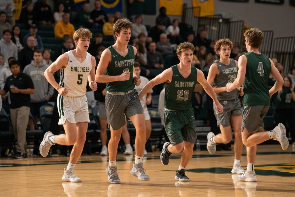 Varsity Boys Basketball vs River Oaks Academy Photos photo 1