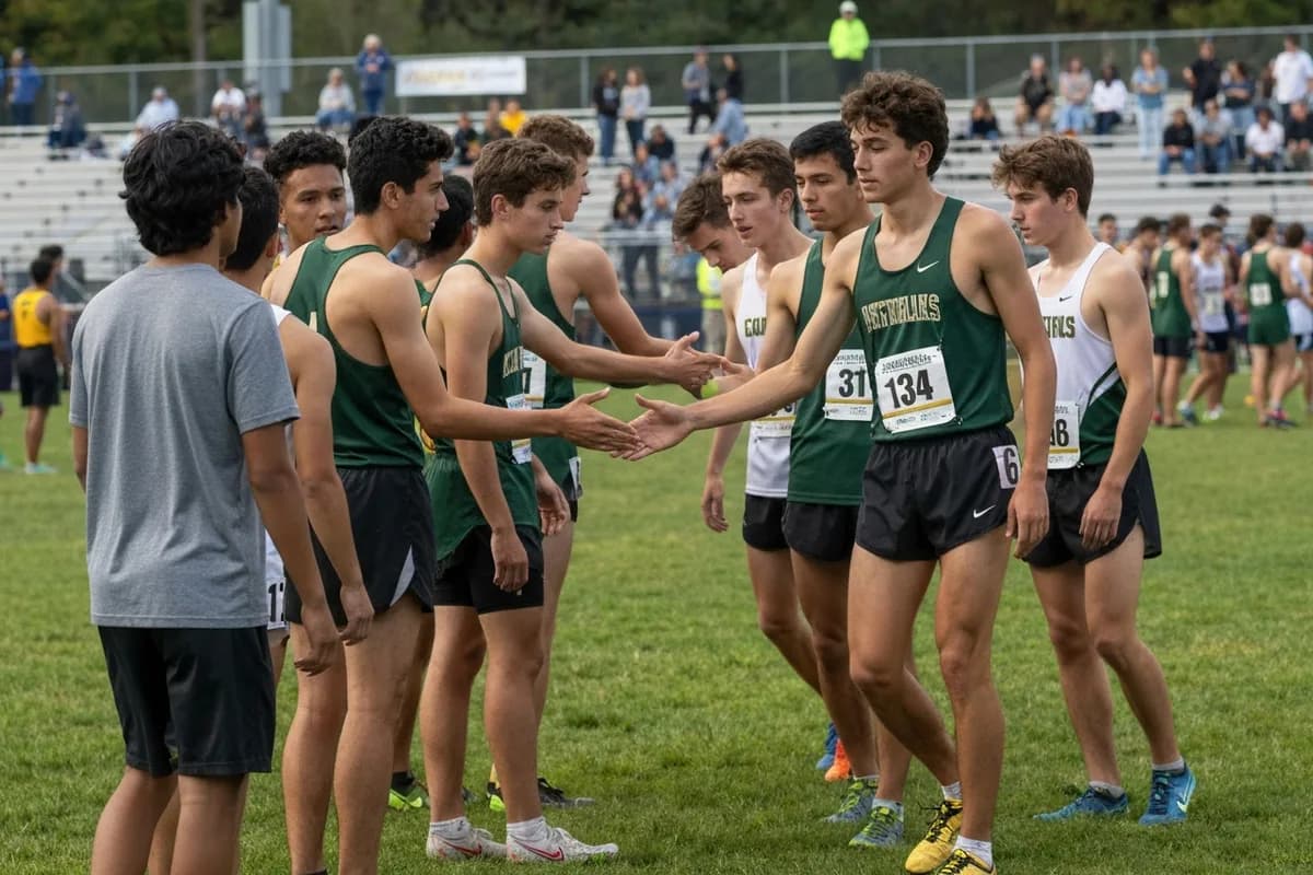 Junior Varsity Boys Cross Country vs Sunridge High School.