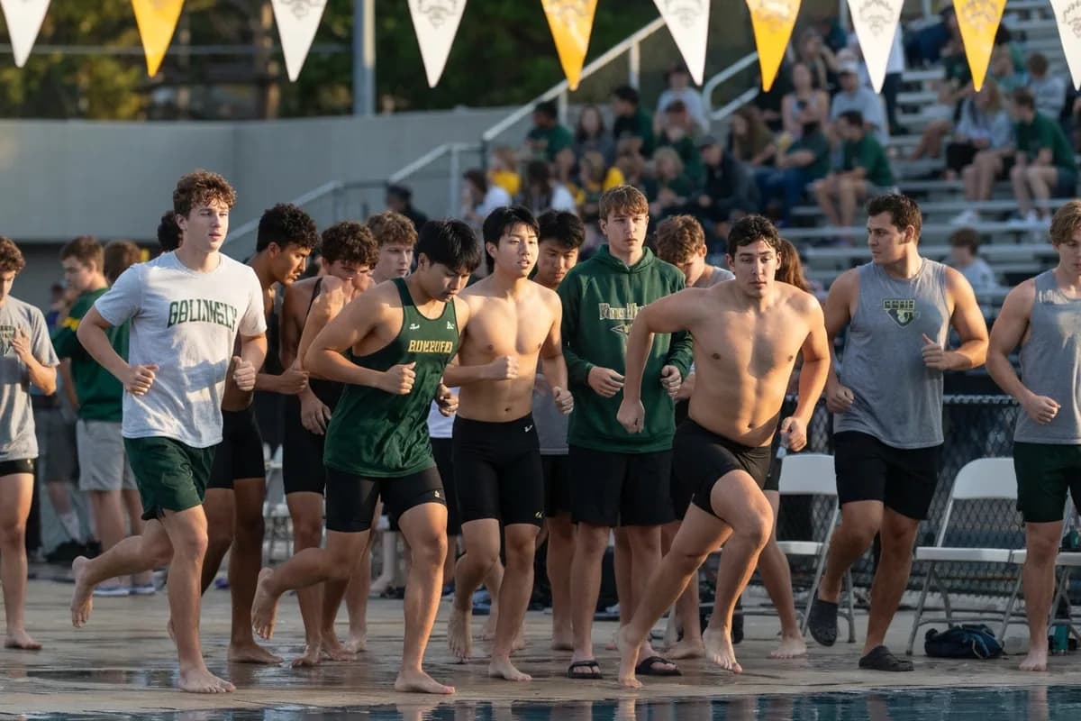 Varsity Boys Swimming vs Sunridge High School Photos photo 1