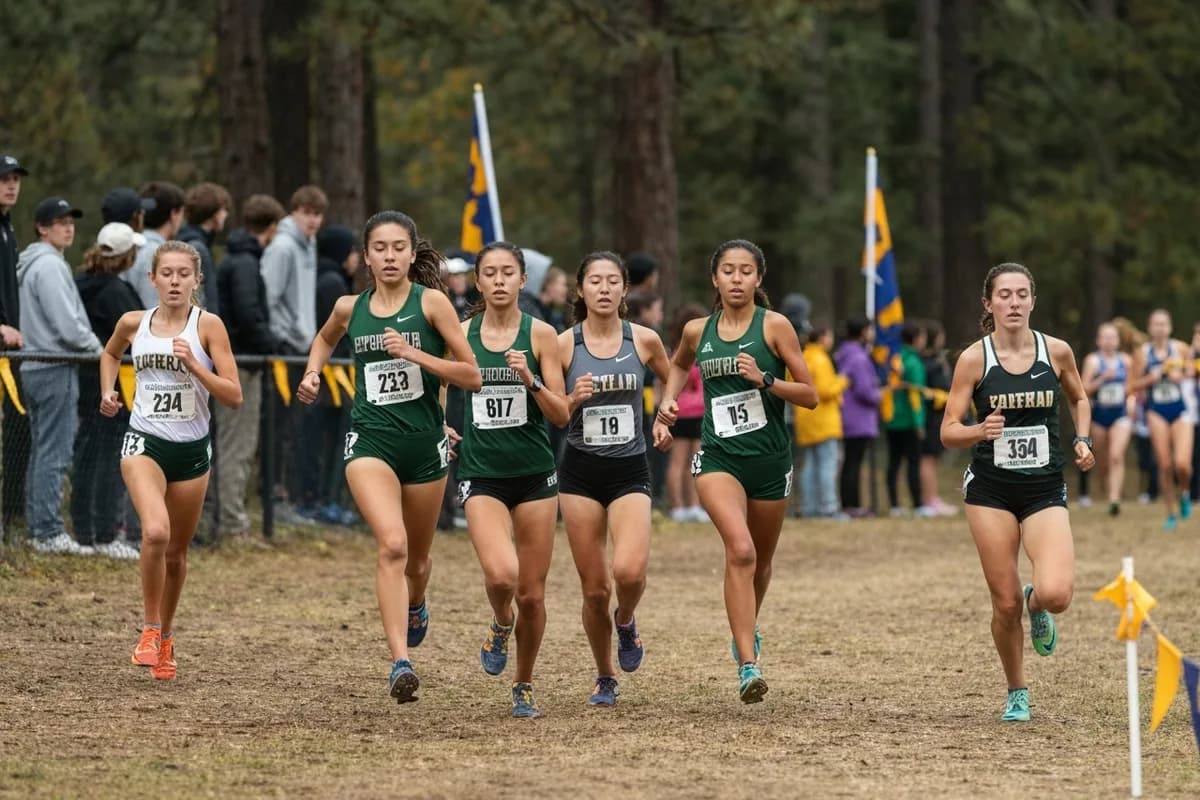 Varsity Girls Cross Country vs Liberty Hill High School Photos photo 2